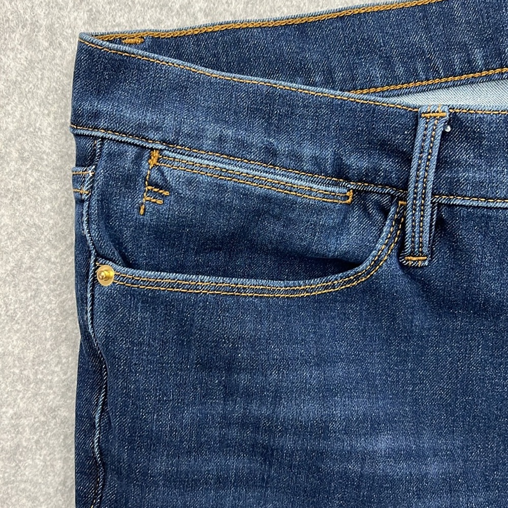 Frame Womens 32x25 Le High Skinny Ankle Henning Style LHSK949 Blue Denim Jeans - Picture 4 of 14